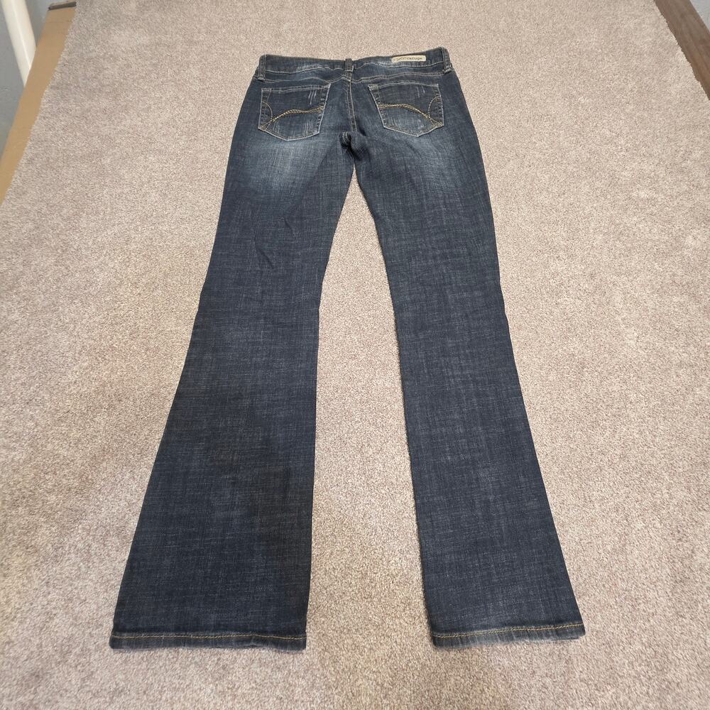 y2k 2000s indie sleaze Refuge bootcut Jeans size 6R Low Rise Dark Wash indigo